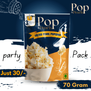 pop & pearls – cheese pearls popcorn (₹25 | 70g)